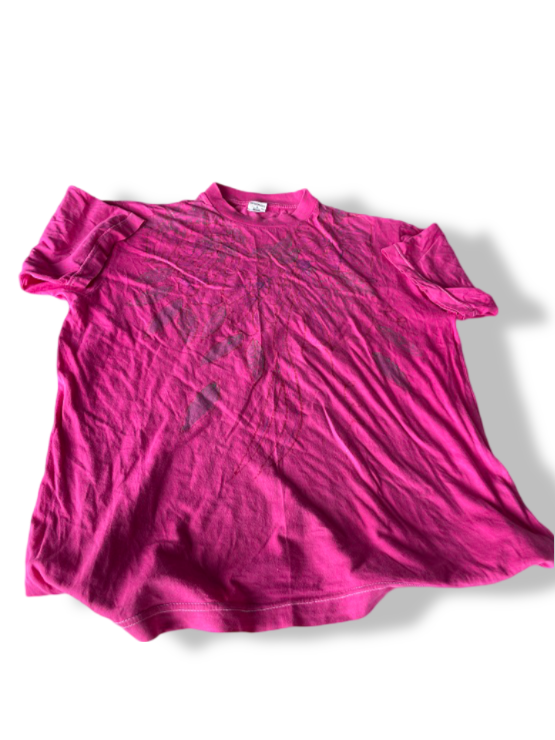 Vintage pink graphics print short sleeve tees in S| L25 W21| SKU 4752