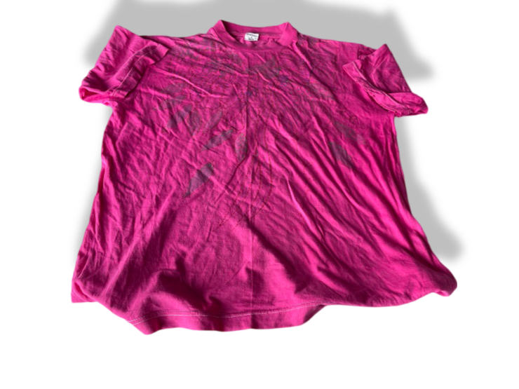 Vintage pink graphics print short sleeve tees in S| L25 W21| SKU 4752