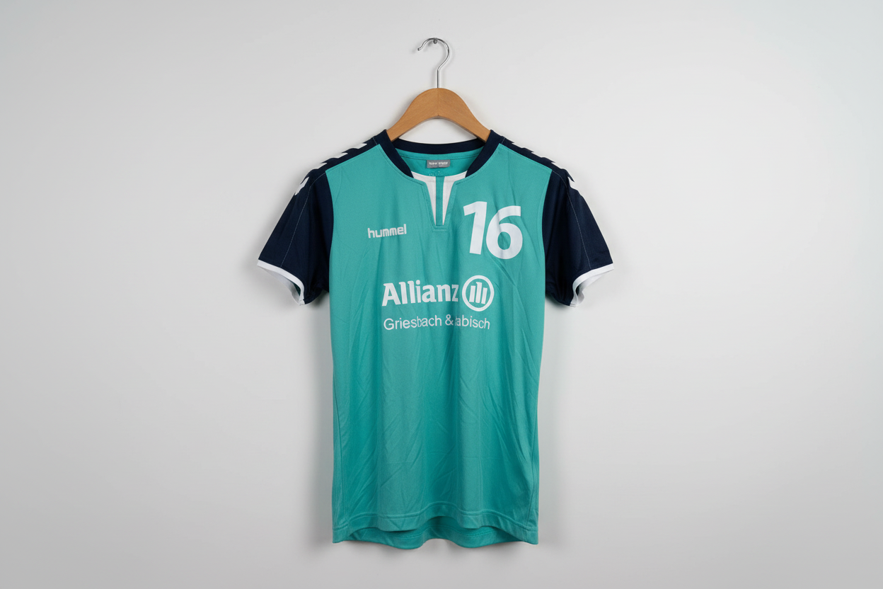 Vintage Hummel Core SS Poly Jersey #16 - SC DHfK Leipzig Size M