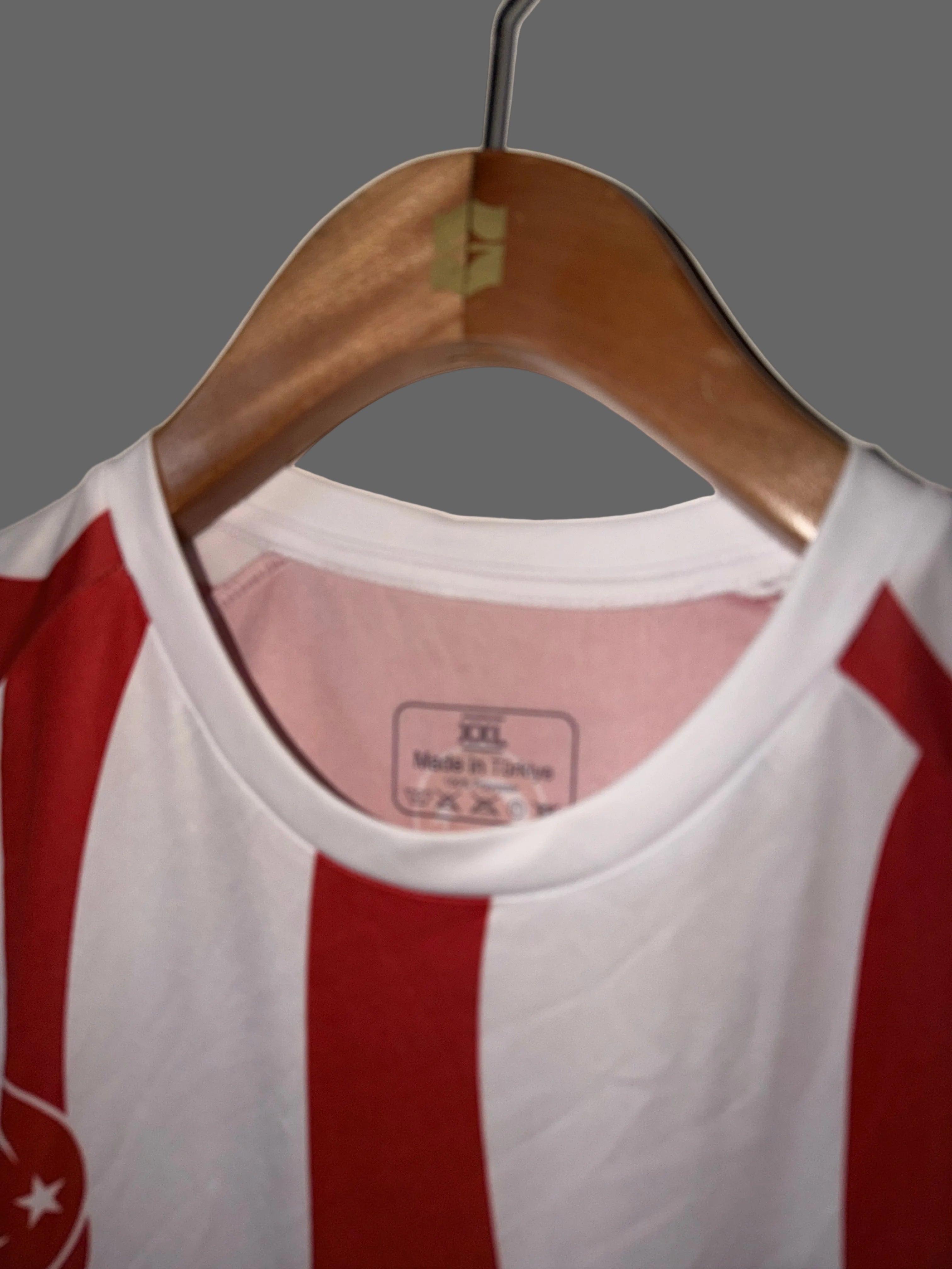 Vintage Devrek Belediye Spor Football Jersey - Red/White Size XXL