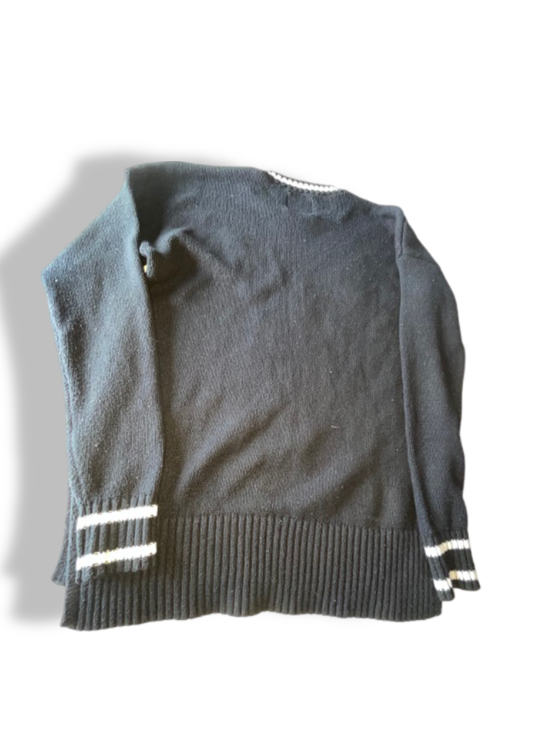 Vintage Hollister Dog graphics black sweater in M| L 26 W19| SKU 4755