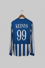 Nike Dri-FIT Striped Division Long-Sleeve Football Jersey - Blue/White Size M
