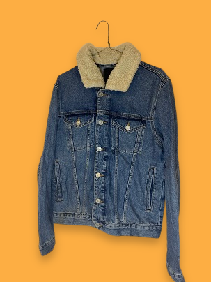 Rubynee Vintage y2k River Island Blue Denim Jackets for Men size M