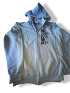 Vintage Mean Girls Blue Zip Hoodie in S|L26 W18| SKU 4757