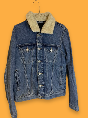 Rubynee Vintage y2k River Island Blue Denim Jackets for Men size M