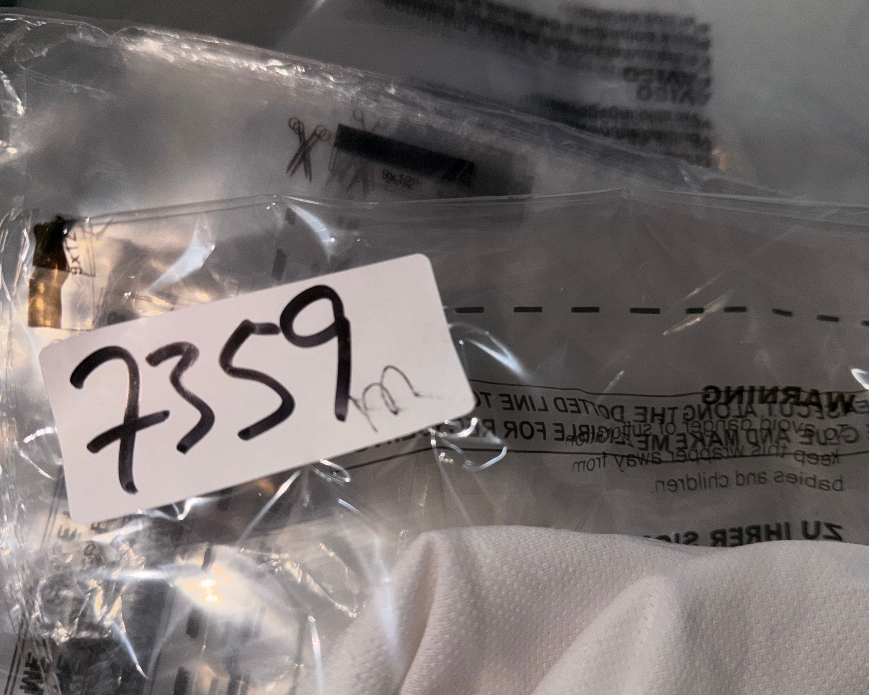 White Adidas T-Shirt with Custom Event Printing - Size M