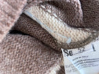 Vintage men's brown Hockey knitted long sleeve sweatshirt in XL| L 29 W24|SKU 4759