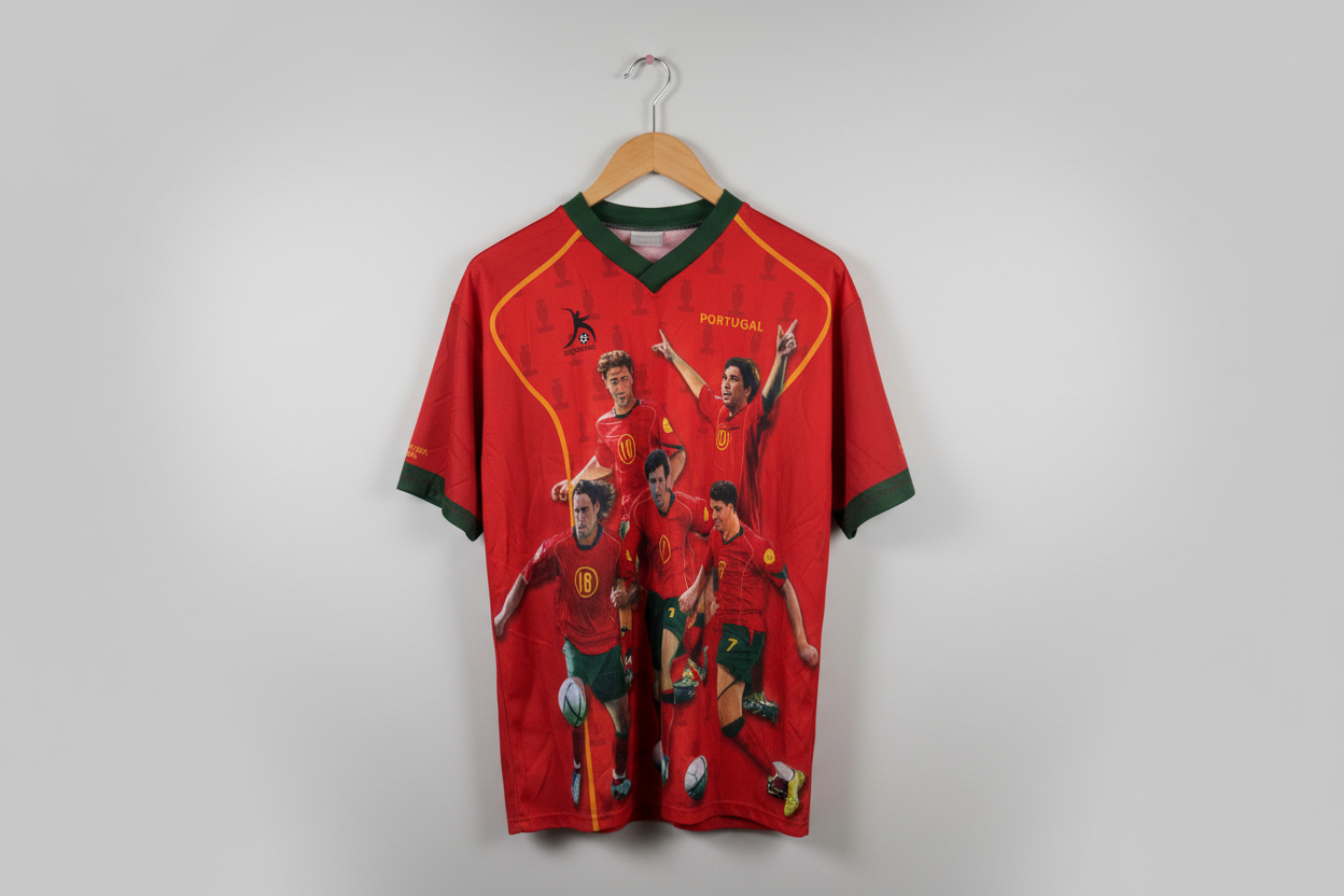 Vintage Portugal Soccer Jersey - Cristiano Ronaldo Size M