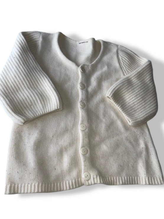Vintage white button down knitted cardigan in S/M| L21 W17| SKU 4760