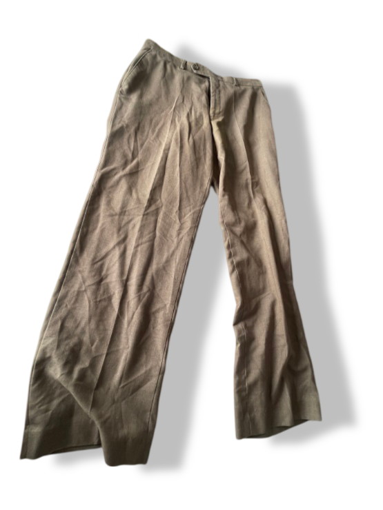 Vintage men's Izod brown straight leg trouser in L| L31 W 32| SKU 4764