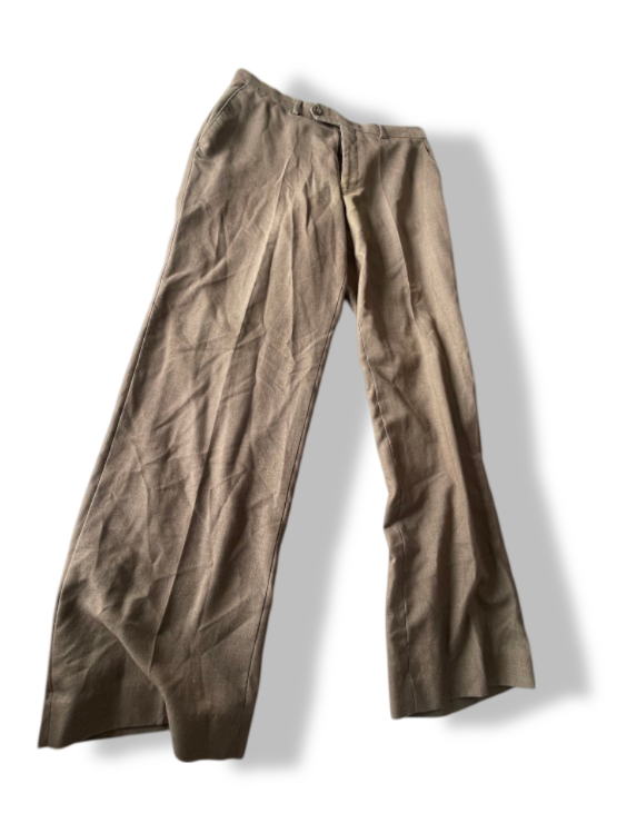 Vintage men's Izod brown straight leg trouser in L| L31 W 32| SKU 4764