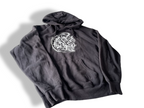Vintage women's black graphics regular fit hoodie in M| L24 W20| SKU 4765