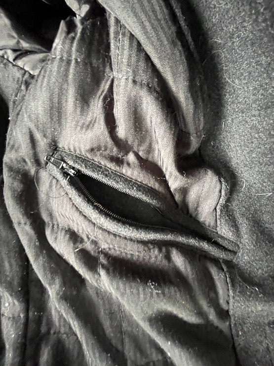 Vintage Simonacci polo life grey wool duffle coat in L| L33 W21| SKU 4766