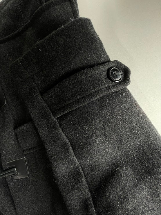 Vintage Simonacci polo life grey wool duffle coat in L| L33 W21| SKU 4766