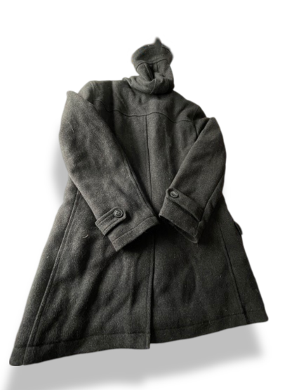 Vintage Simonacci polo life grey wool duffle coat in L| L33 W21| SKU 4766
