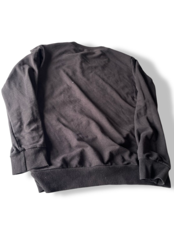 Vintage women's black boy London graphics sweatshirt inS/M| L24 W20|SKU 4768