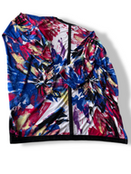 Vintage Marble women's polyester multi open front top size 12| L27 W12|SKU 4769