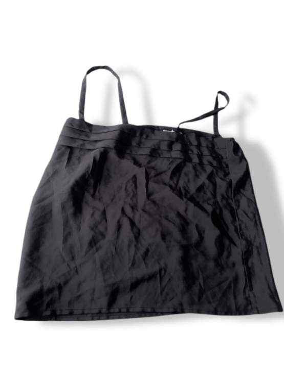 Vintage Eesheta women's black camisole sleeveless top in S| L19 W17|SKU 4774