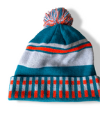 Vintage Blue washington D.C knitted beanie hat| SKU 4775