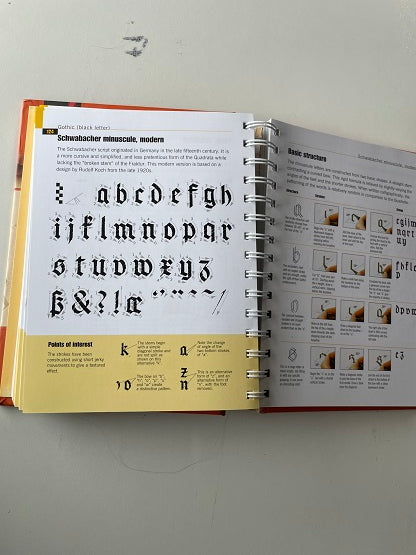 The Calligrapher's Bible: 100 Complete Alphabets and how to Draw Them by David Harris|SKU 4783