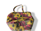 Vintage wome's multi floral print large handbag|L12 W20|SKU 4784