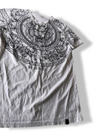 Vintage Bugatti men's Lion graphics regular fit white tees in M|L28 W19| SKU 4785
