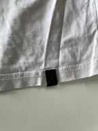 Vintage Bugatti men's Lion graphics regular fit white tees in M|L28 W19| SKU 4785