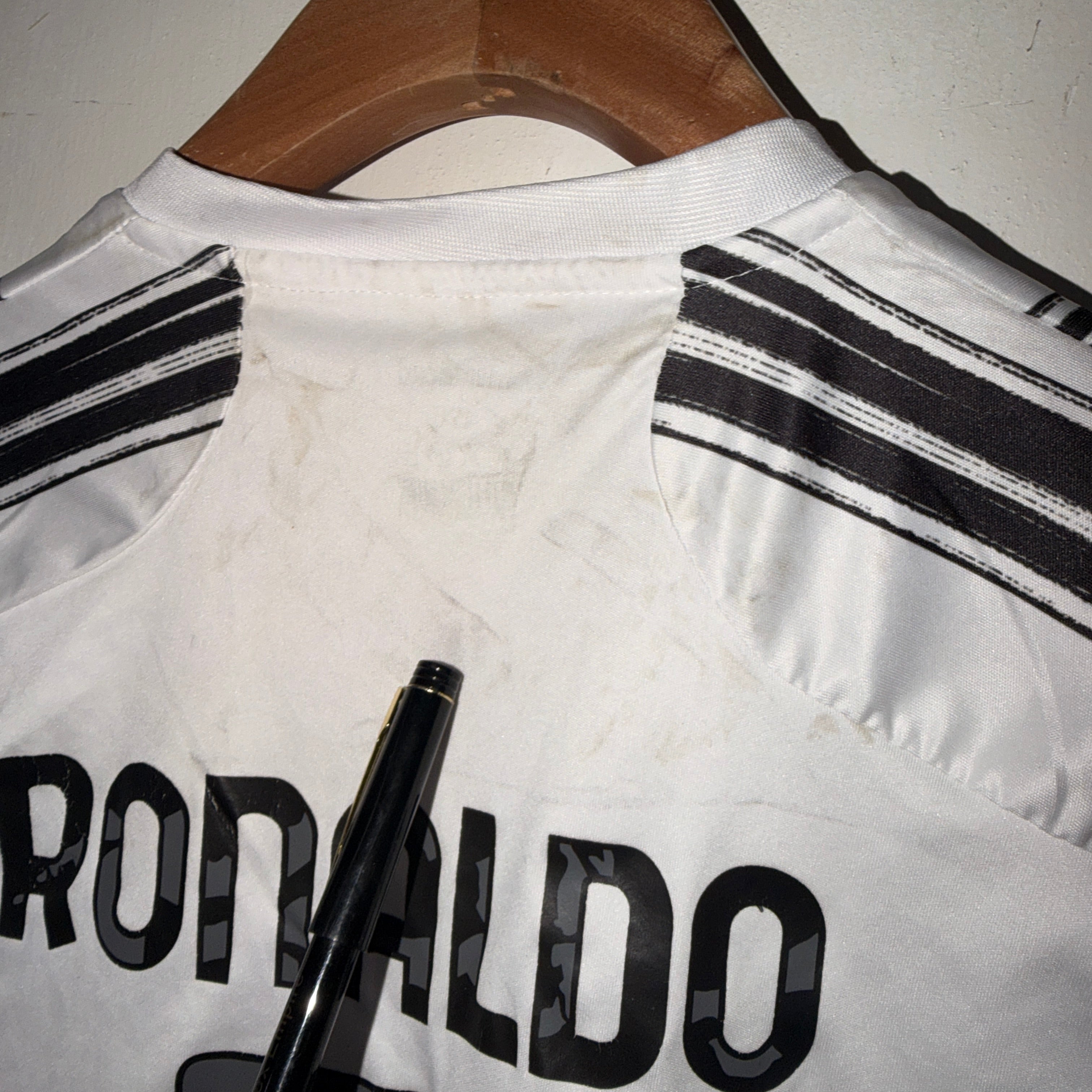 Striped Adidas Juventus home CR7 2020-2021 season SKU 7392 size S