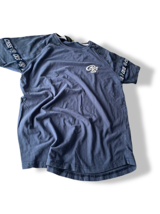 Vintage men's Crosshatch CRS55 print short sleeve tees in M| L29 W19|SKU 4790