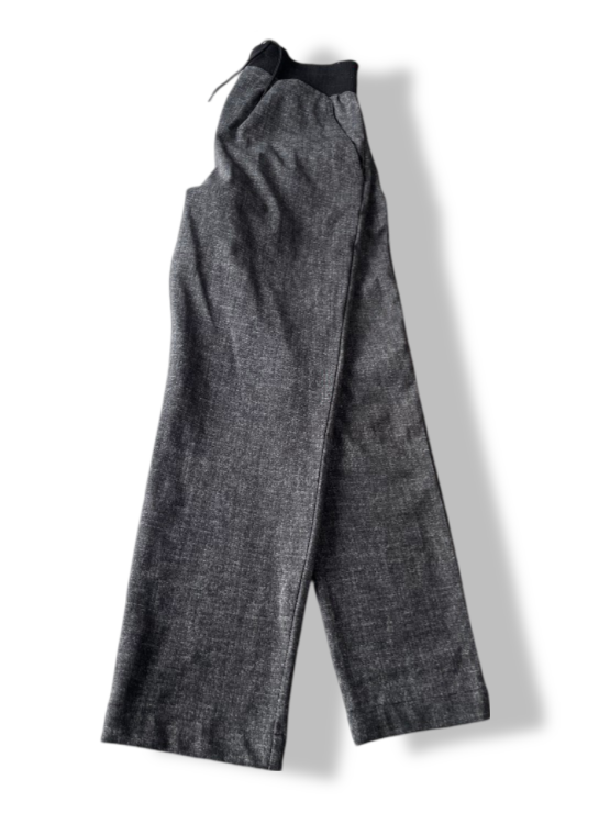 Men's plain grey drawstring waist trouser in M|L25 W25| SKU4791