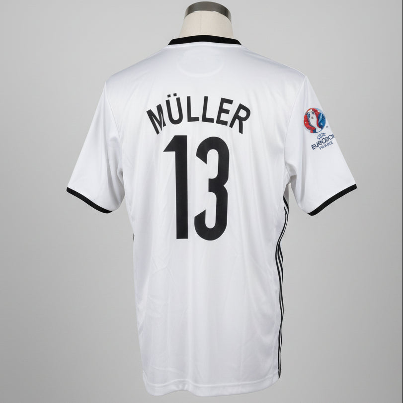 Adidas Germany 2016-2017 home soccer Thomas Müller jersey SKU 7396 size M