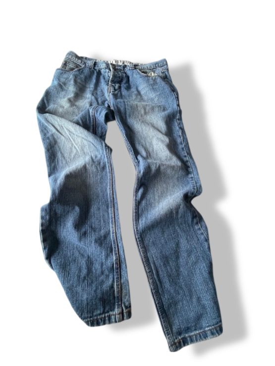 Vintage blue men's Deluxe DNM project jeans in L| L32W36|SKU 4798