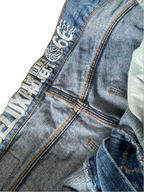 Vintage blue men's Deluxe DNM project jeans in L| L32W36|SKU 4798
