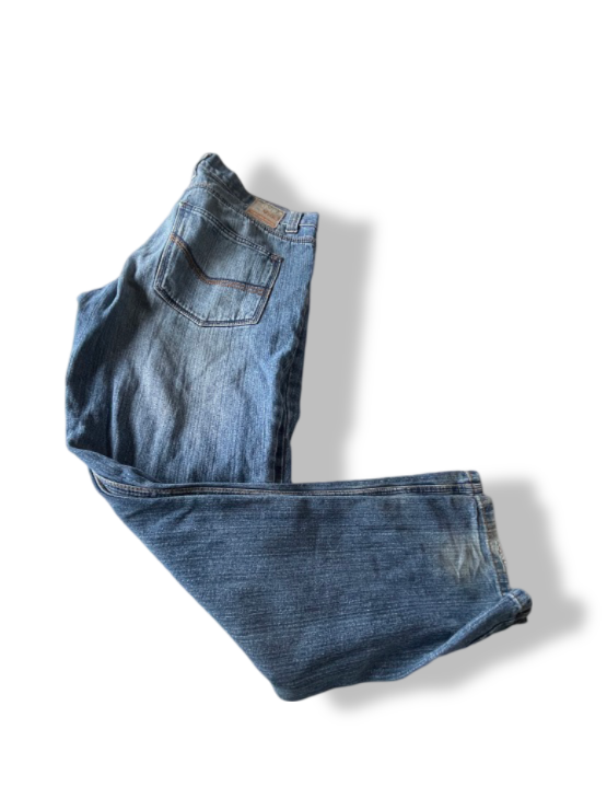 Vintage blue men's Deluxe DNM project jeans in L| L32W36|SKU 4798