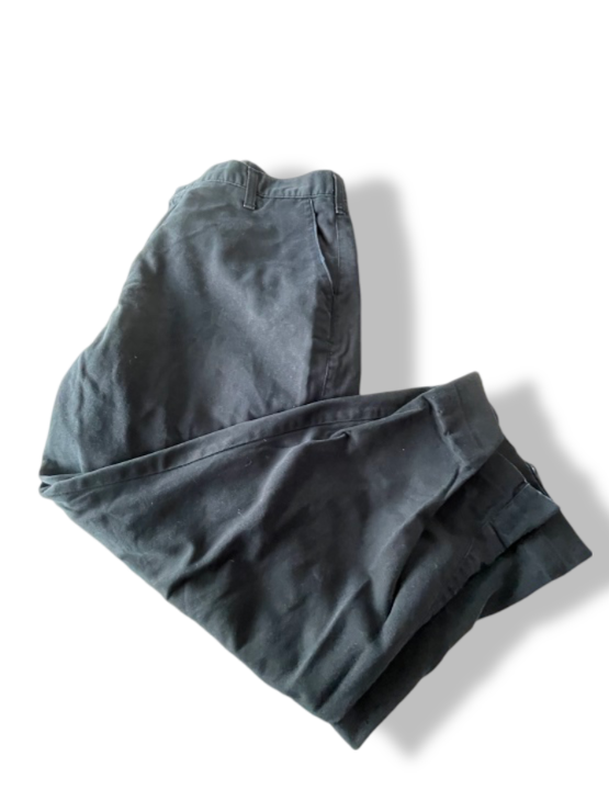 Vintage men's Lee black chino trouser in L| L36 W29| SKU 4799