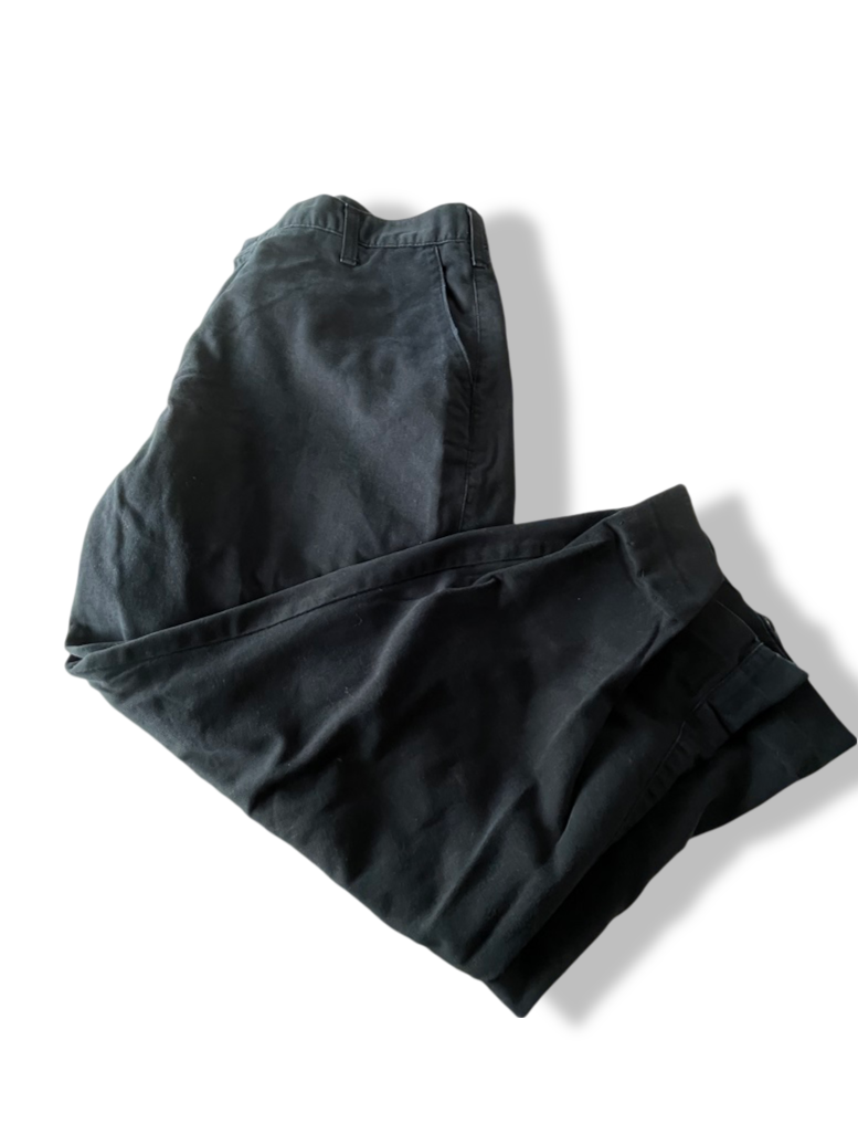 Vintage men's Lee black chino trouser in L| L36 W29| SKU 4799