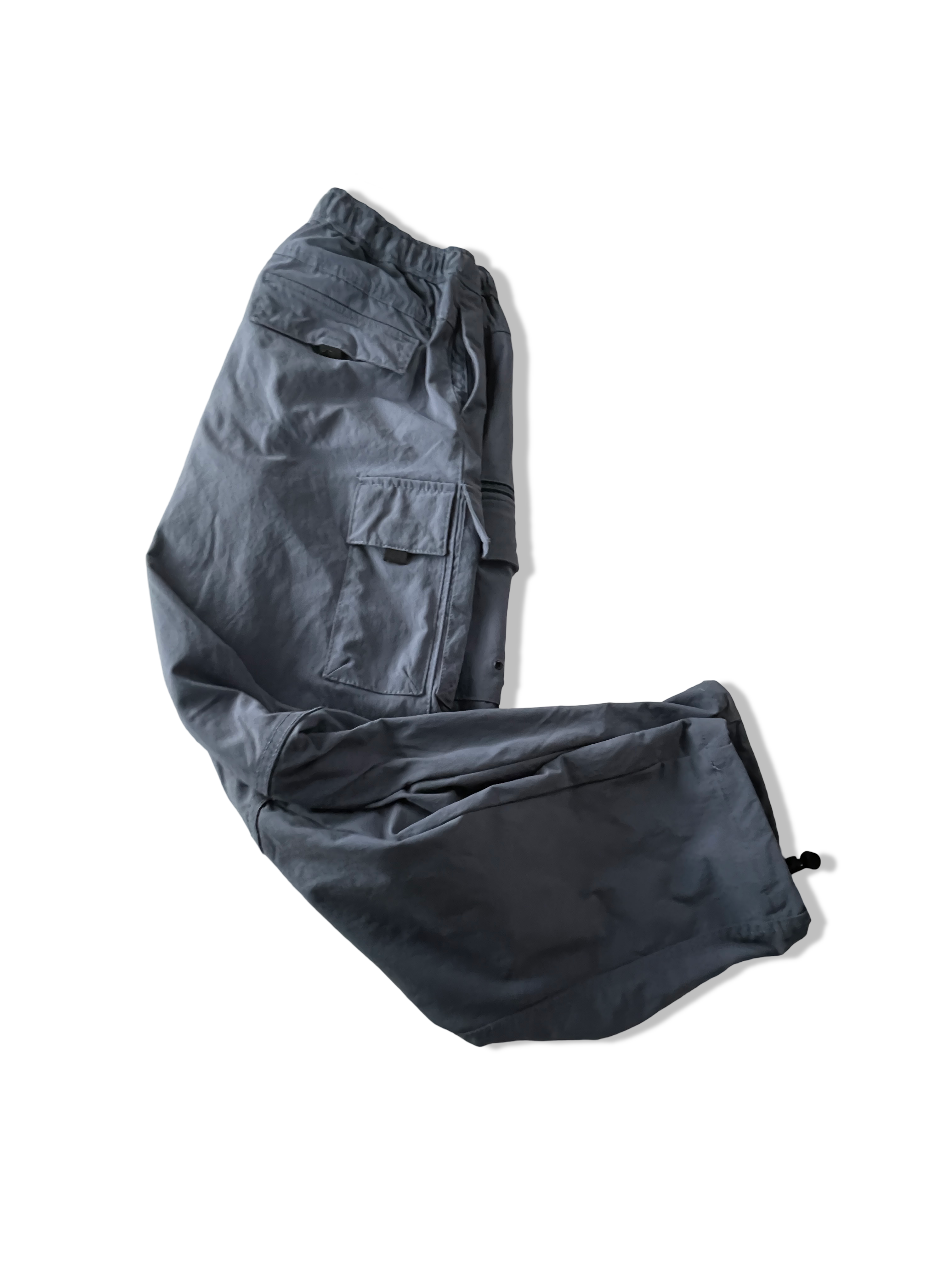 Vintage men's grey denim tech cargo trouser in L| L33 W30|SKU 4800