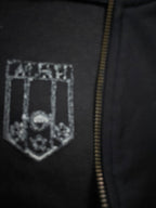 Vintage Puma black full zip wind breaker track top in M/L| L30 W21|SKU 4801