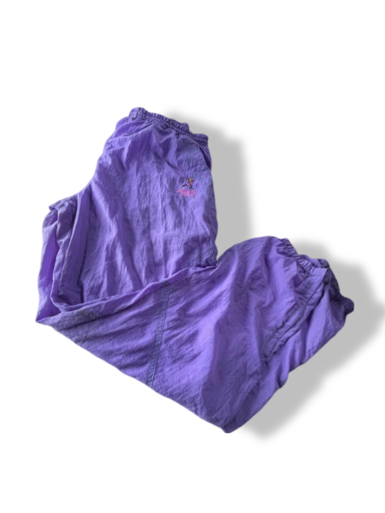 Vintage Alex athletics purple nylon capri pant in 2XL| L32 W36| SKU 4802