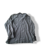 Vintage men's Farah black regular fit long sleeve polo shirt in S|L28W19|SKU 4803