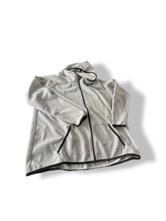 Vintage women's grey full zip hoodie in XL| L27 W24| SKU 4804