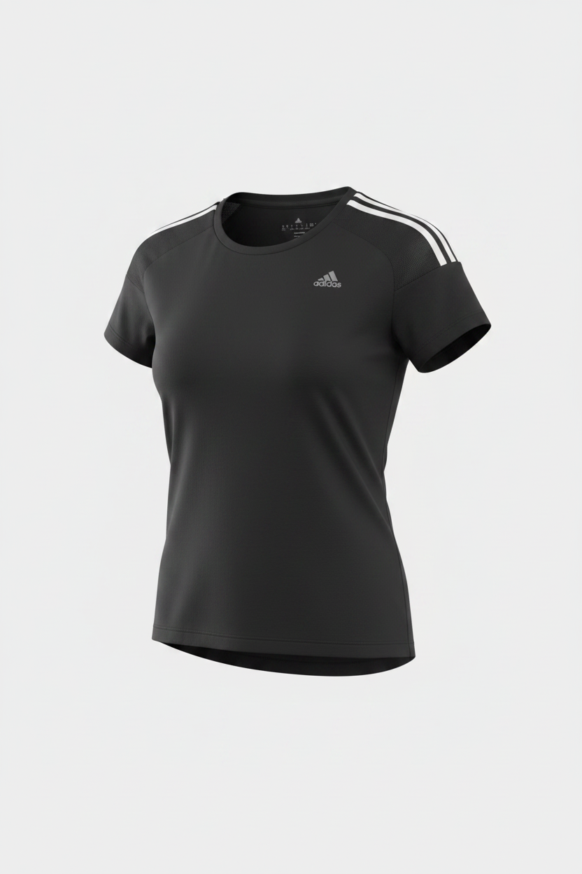 Vintage women black Adidas climacool jersey in 2XL SKU 7412