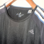 Vintage women black Adidas climacool jersey in 2XL SKU 7412