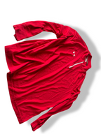 Vintage men's red Under Armour 1/4 zip high neck sweatshirt in XL|L30W22|SKU 4807