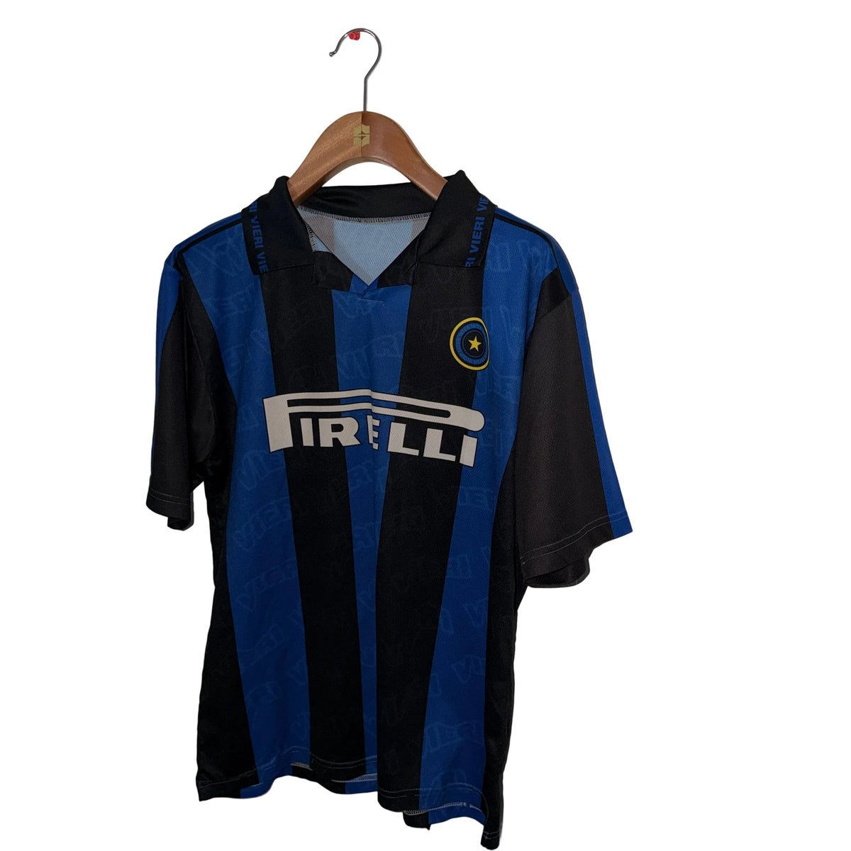 Vintage Inter Milan  2000/2001 Christian Vieri 32 home blue Jersey SKU 7416