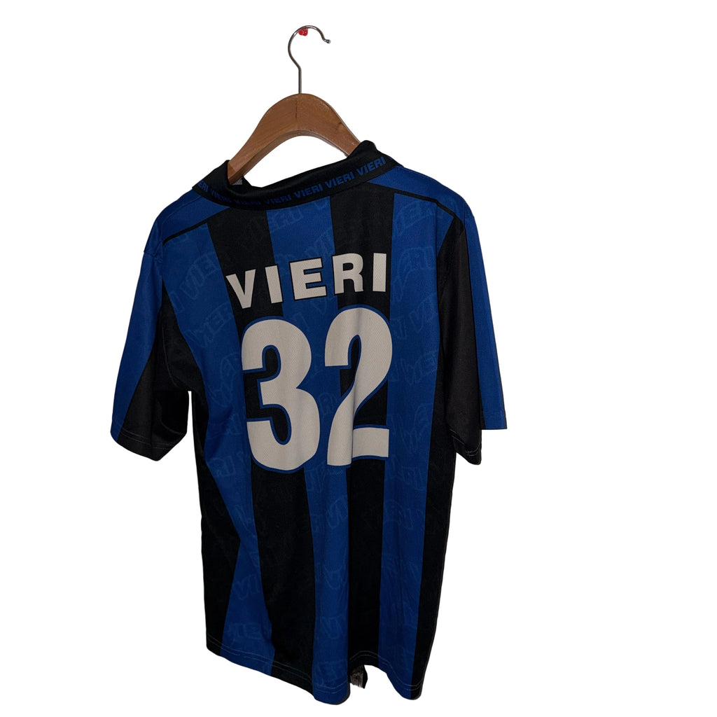 Vintage Inter Milan  2000/2001 Christian Vieri 32 home blue Jersey SKU 7416