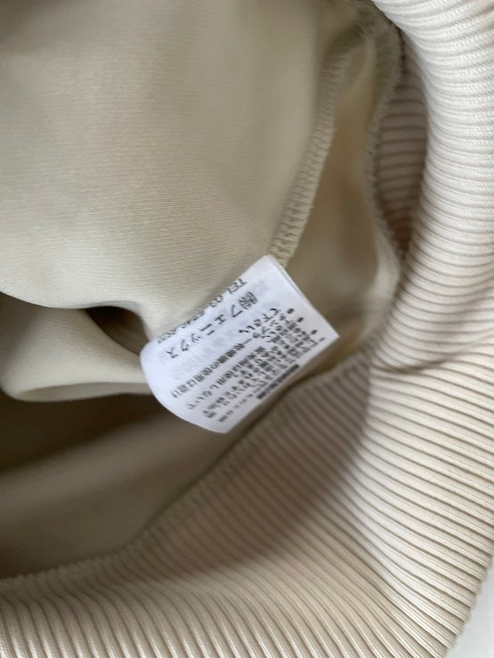 Vintage women's cream Kappa full zip bomber jacket in M| L27 W19|SKU 4812