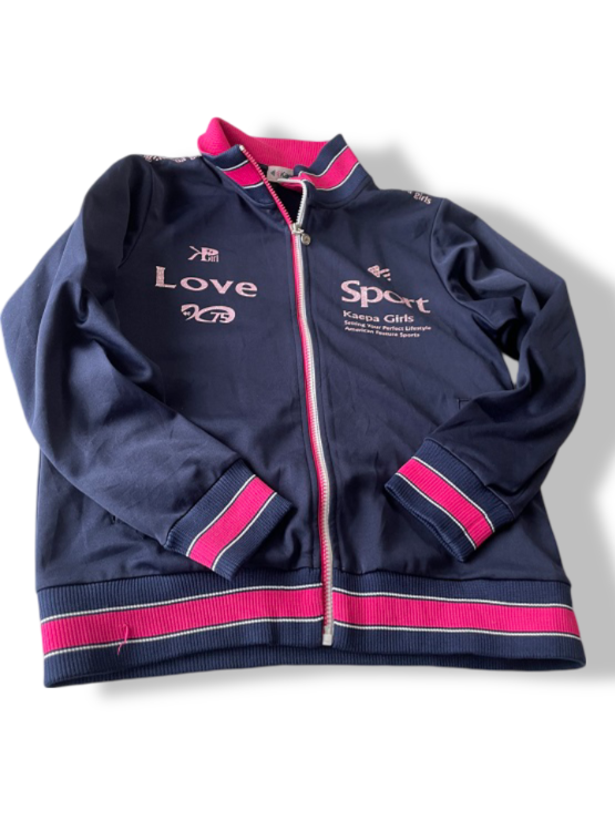 Vintage women's Kaepa blue full zip windbreaker jacket in S|L25 W19|KU 4813