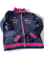 Vintage women's Kaepa blue full zip windbreaker jacket in S|L25 W19|KU 4813
