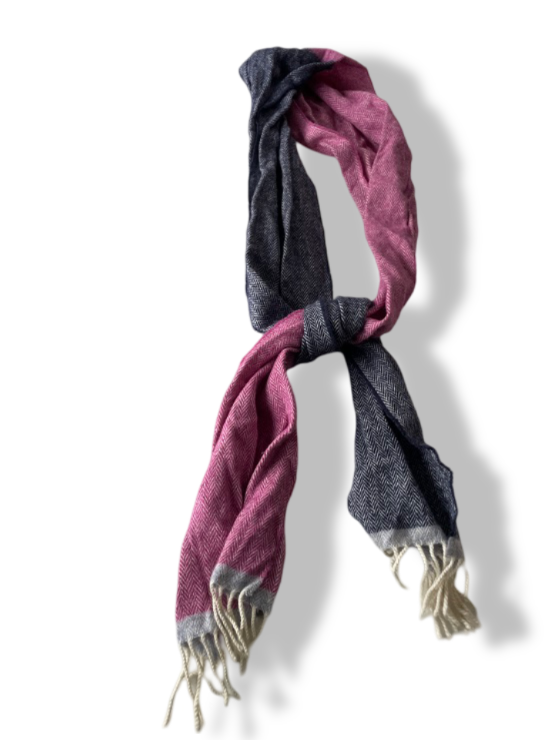 Vintage McNutt Merino Lambswool multi Scarf| L84 W10|SKU 4815